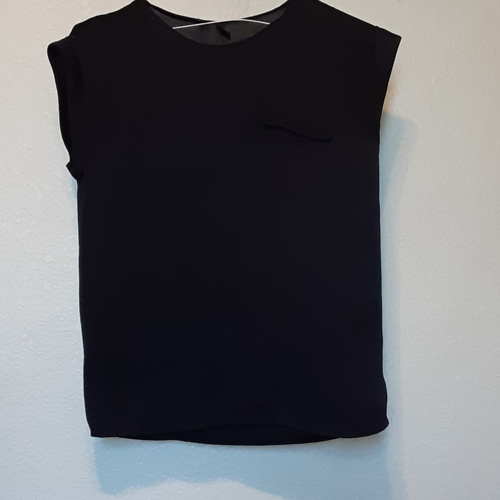 Navy blouse